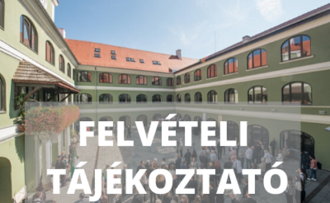 felvételi tájékoztató