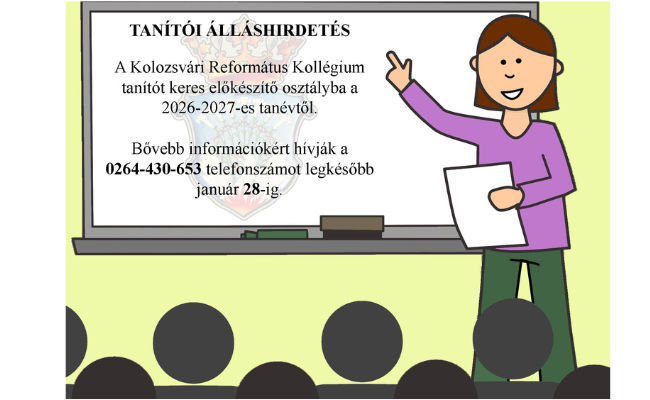 TANÍTÓI ÁLLÁSHÍRDETÉS