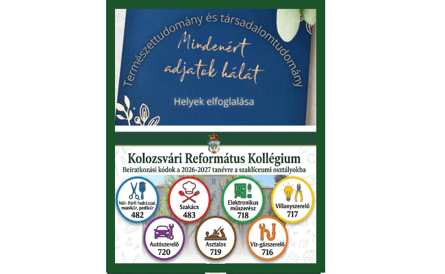 A SZÁMÍTÓGÉPES ELOSZTÁST KÖVETŐEN A HELYEK ELFOGLALÁSA